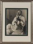 1928 Babe Ruth Signed and Inscribed Saxophone Photograph (PSA/DNA)