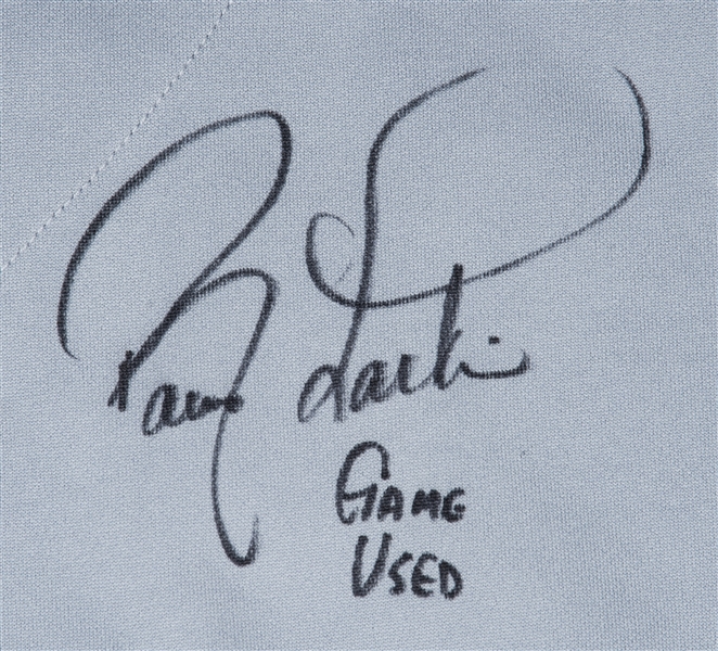 Lot Detail - 1999 Barry Larkin Game Used and Signed Cincinnati Reds  Sleeveless Home Jersey Vest (Larkin LOA)