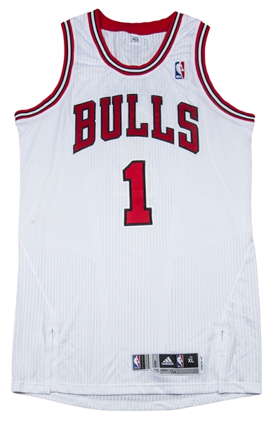 Derrick Rose - Chicago Bulls - Game-Worn Regular Season Jersey