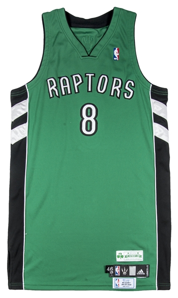 raptors game worn jersey