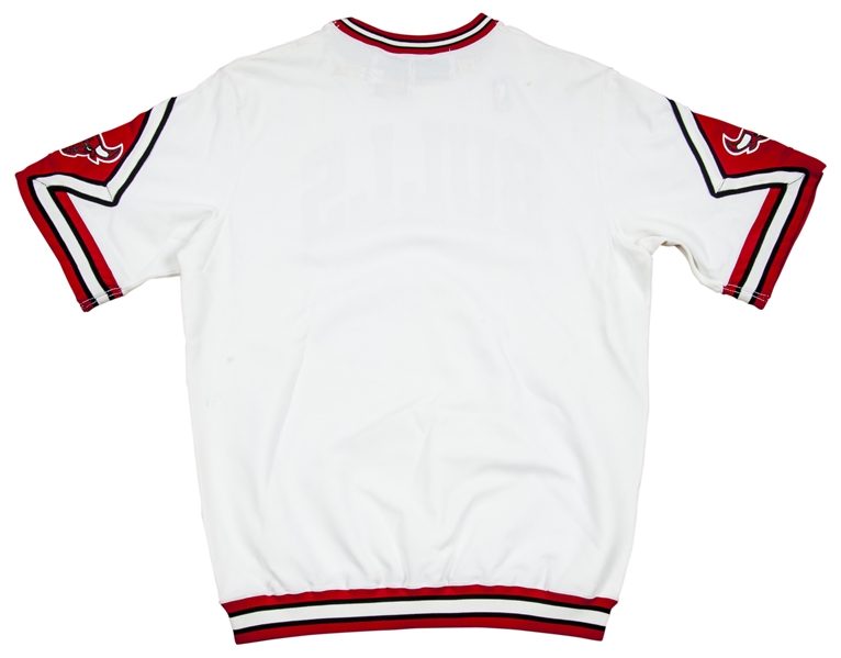 Mitchell & Ness Authentic Shooting Shirt Michael Jordan in White