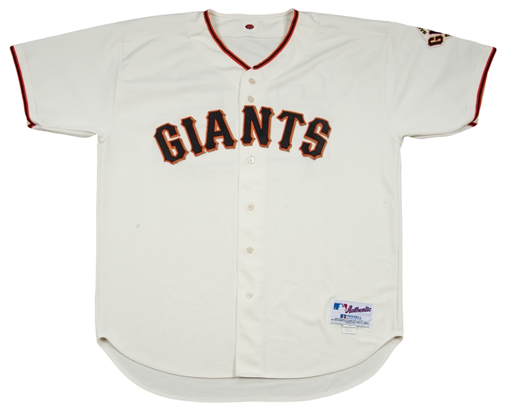 San Francisco Giants #25 Barry Bonds 2004 Cream Throwback Jersey