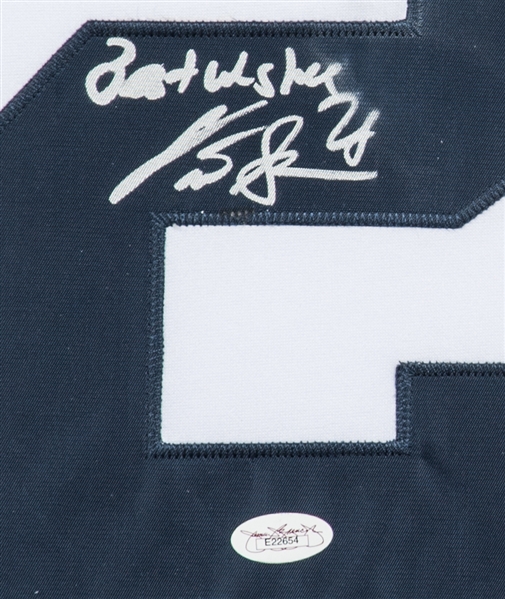 Lot Detail - Curtis Granderson Game Used and Signed Batting Gloves With  Signed Detroit Tigers Jersey Framed Display (JSA)