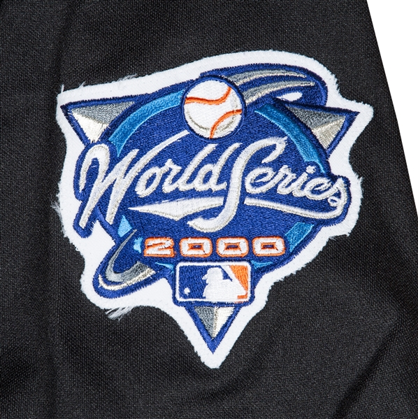 New York Mets Mike Piazza 2000 World Series Black Alternate MLB