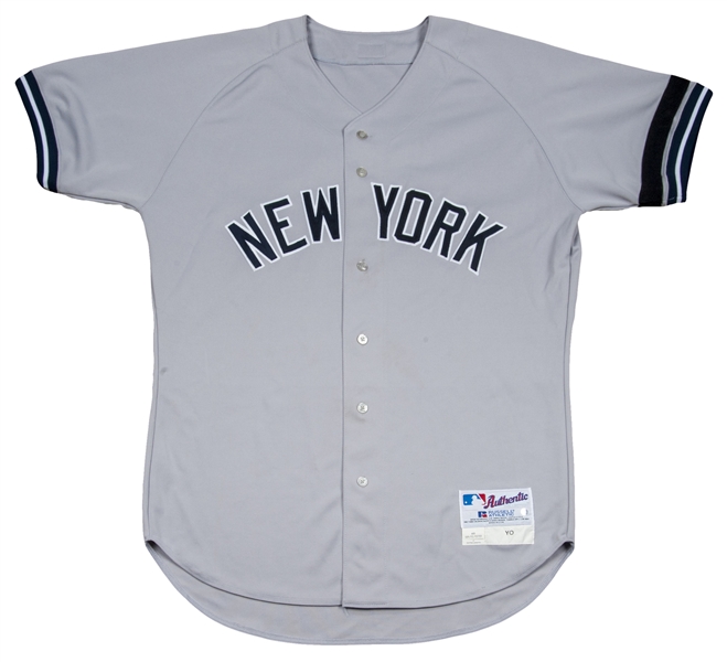 New York Rangers Practice-Used Gray Jersey