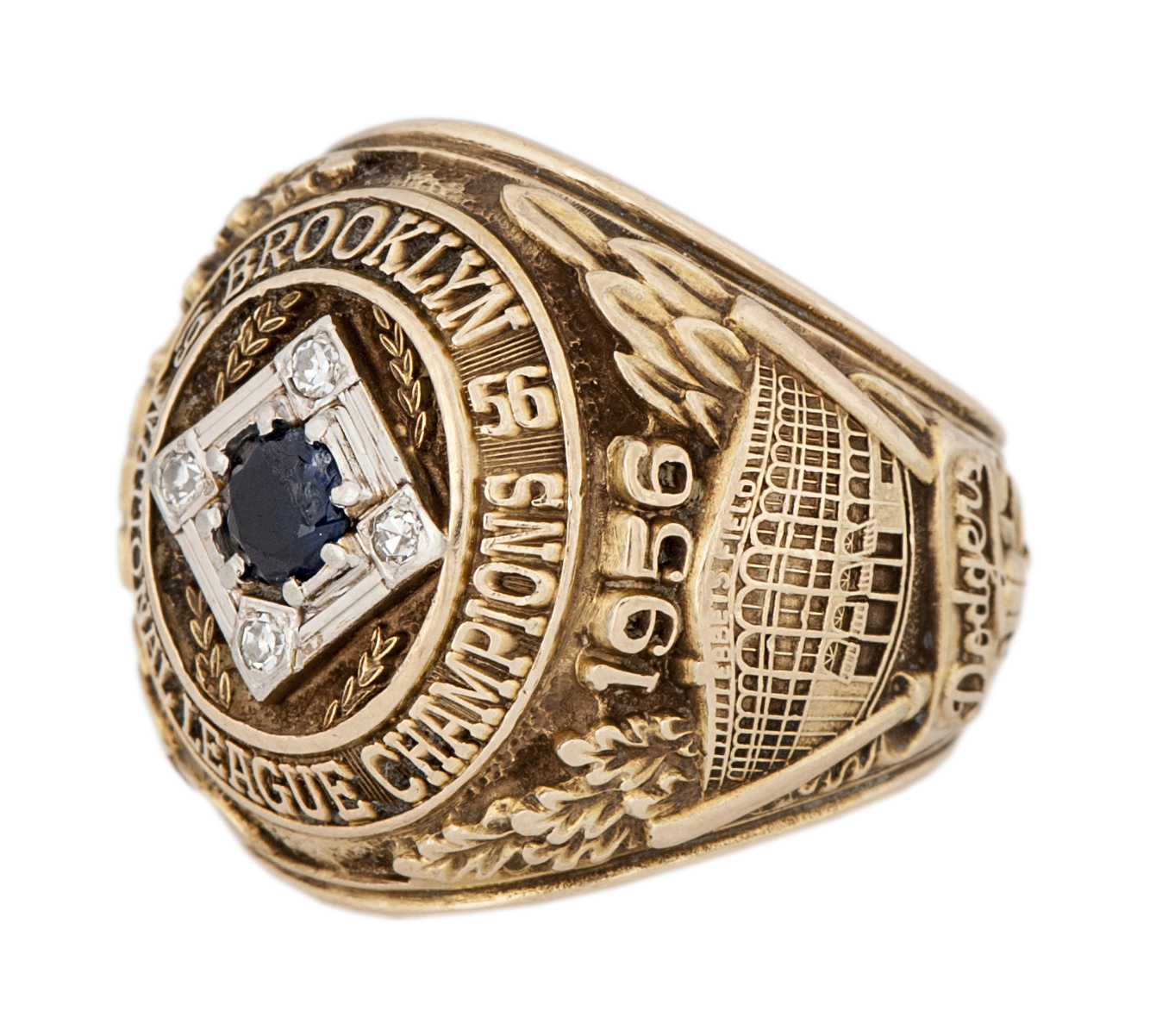 Lot Detail - 1956 Brooklyn Dodgers N.L. Championship Player's Ring ...