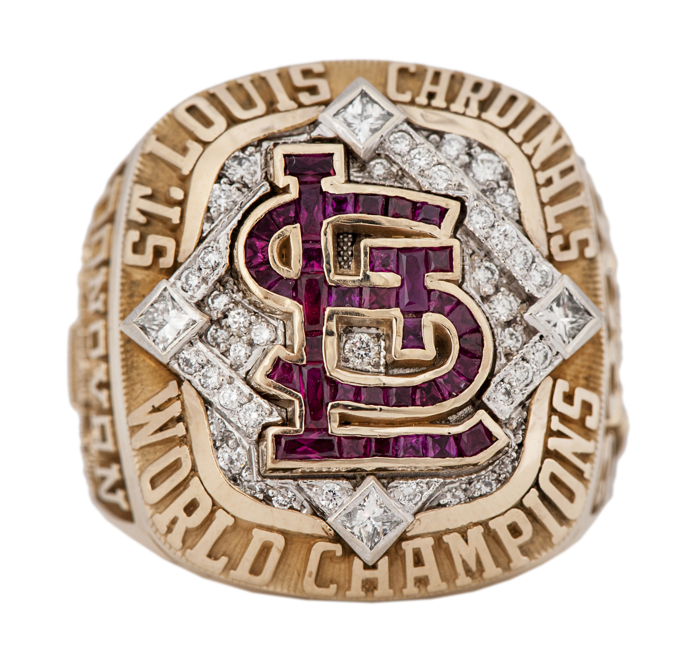 Lot Detail - 2006 St. Louis Cardinals World Series Staff Ring - &quot;Donovan&quot;