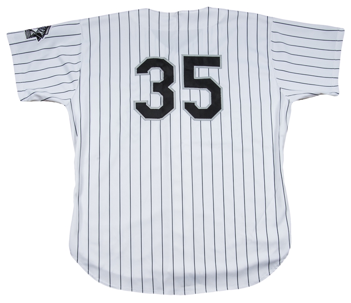 1994 Frank Thomas Game Worn & Signed Chicago White Sox Jersey,, Lot #53476