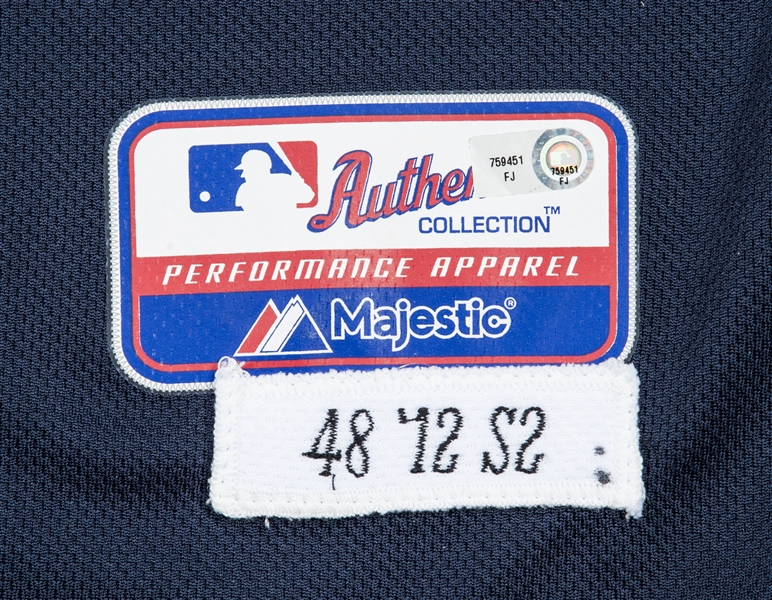 Lot Detail - 2012 Chipper Jones Game Used Atlanta Braves Away Jersey (MLB  Authenticated)