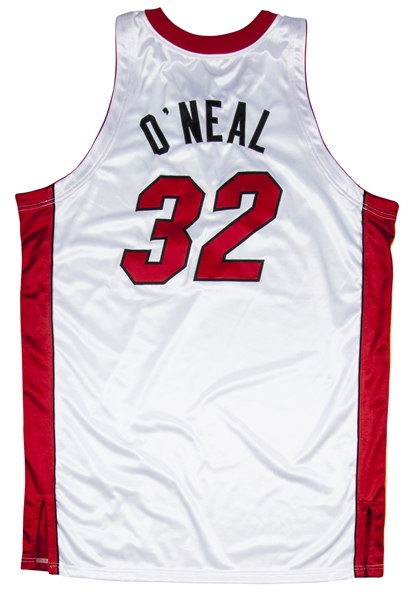 Miami Heat: Shaquille O'Neal 2004/05 Red Champion Jersey (S) – National  Vintage League Ltd.