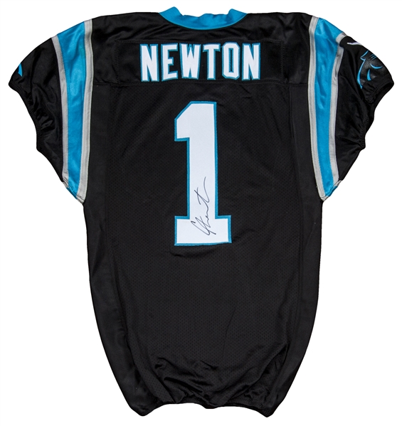 Cam Newton Photo Matched Game Used 