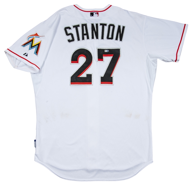Lot Detail - 2014 Giancarlo Mike Stanton Game Used Miami Marlins