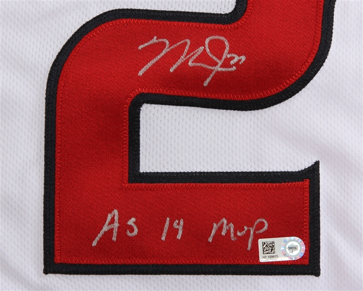 Lot Detail - 2014 Mike Trout Signed and Inscribed Angels All Star Game  Jersey