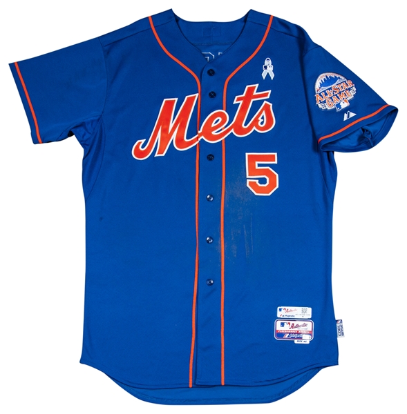 NY METS David WRIGHT Authentic Majestic Baseball Jersey Size