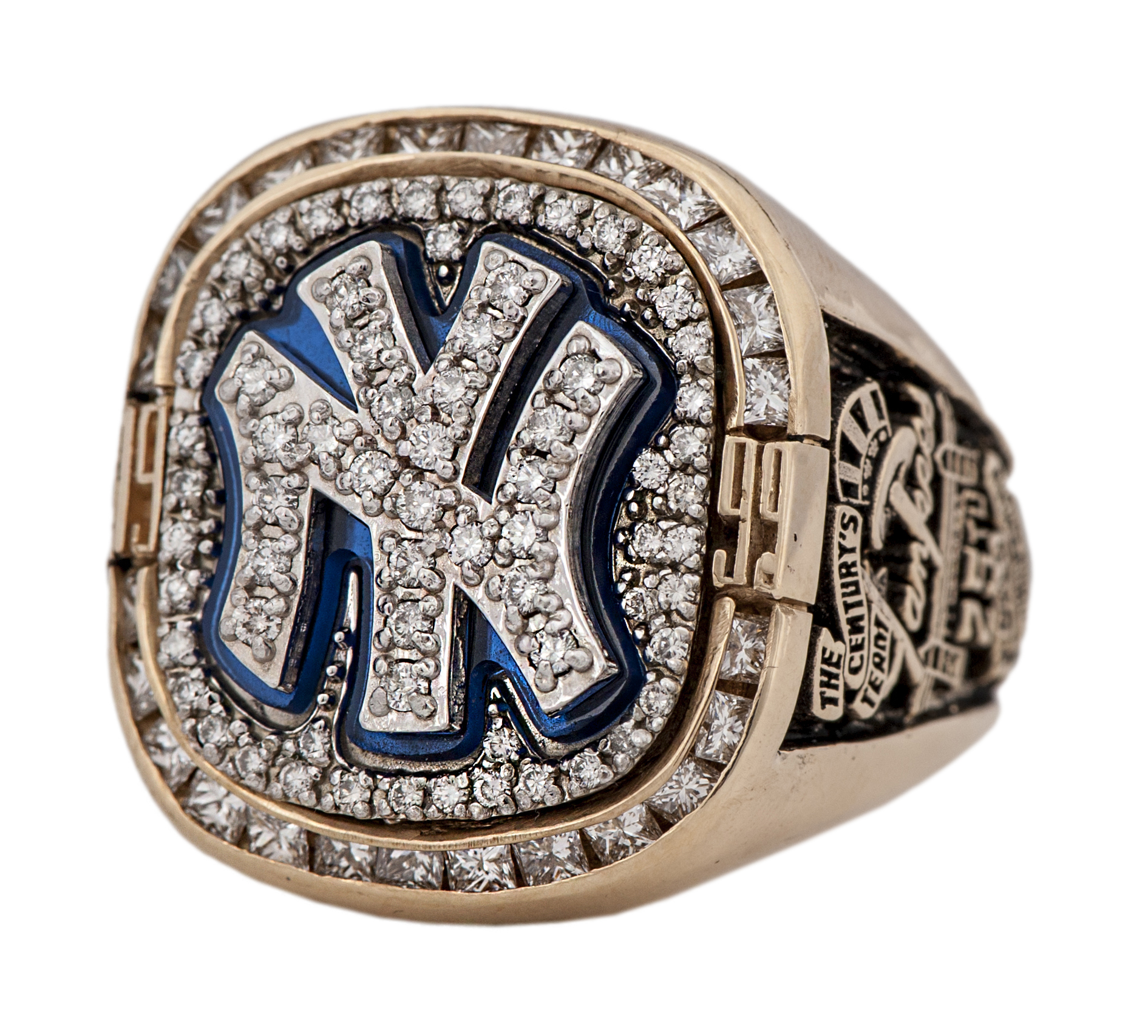 Lot Detail - 1999 New York Yankees World Championship Replica Ring ...
