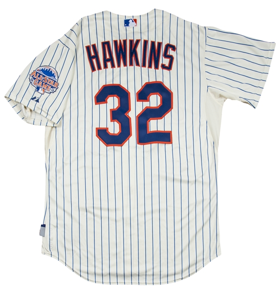 Lot Detail - LaTroy Hawkins New York Mets Game Used Lot of (4) - Jersey, 2  Hats, and Travel Bag (Hawkins LOAs)