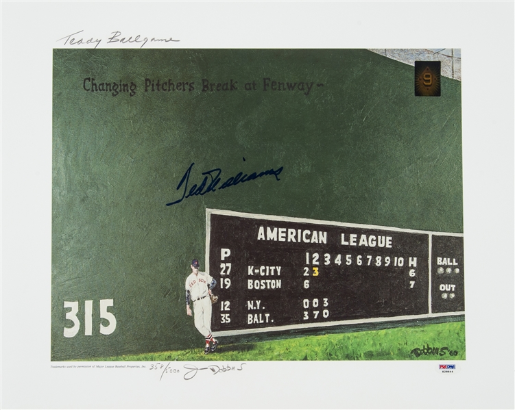 Ted Williams -full PSA and Green Diamond? -  Forums