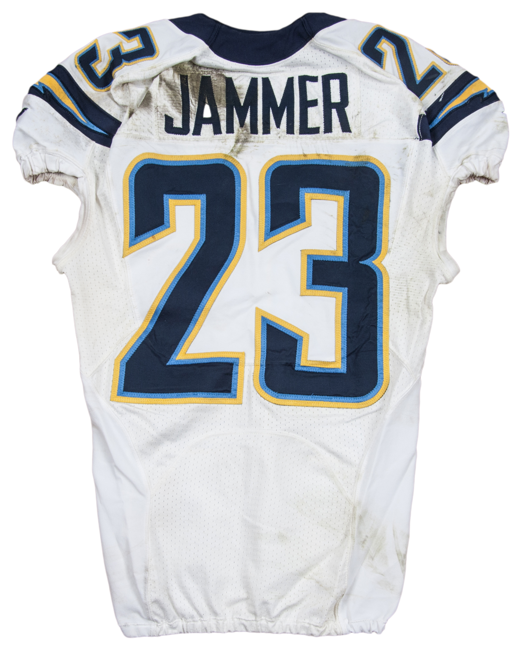 Lot Detail 2012 Quentin Jammer Game Used San Diego Chargers Away