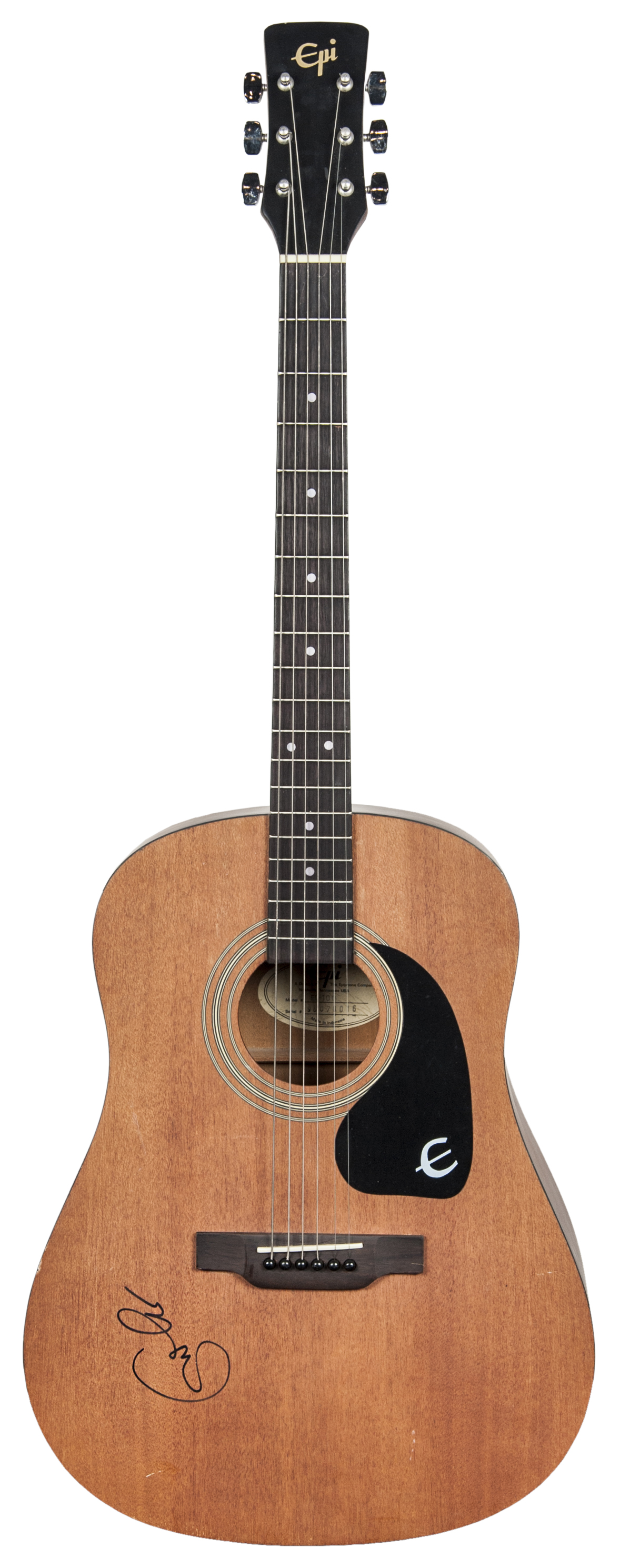 Lot Detail - Eric Clapton Signed Acoustic Guitar (PSA/DNA)