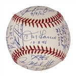 Amazing Baseball Signed By Every Pitcher Who Threw a Perfect Game In Past 90 Years with 18 Signatures (PSA/DNA)
