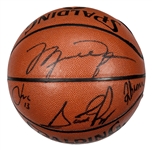 1995-96 World Champion Chicago Bulls Team Signed Basketball - First Ever 70-Win Team With 13 Signatures, Including Jordan, Pippen & Rodman (JSA)