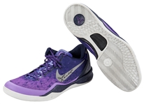 2012-13 Kobe Bryant Game Used and Signed Nike Zoom Kobe 8 Sneakers (DC Sports & JSA)