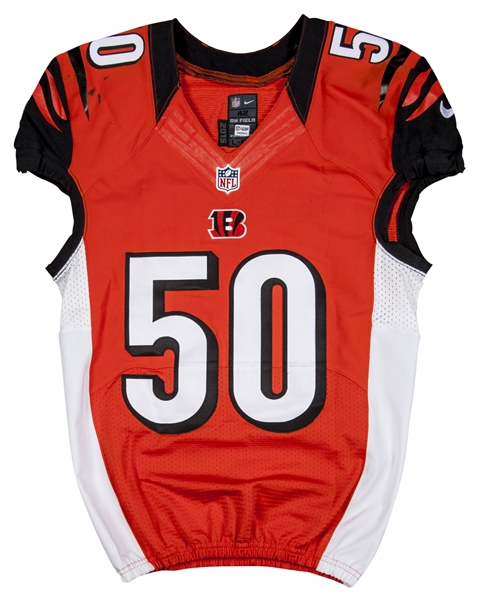 Game Used and Signed Cincinnati Bengals 