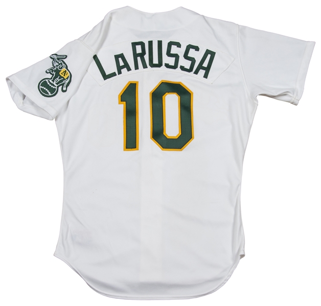 Lot Detail - 1990 Tony La Russa Game Used Oakland A's Home Jersey