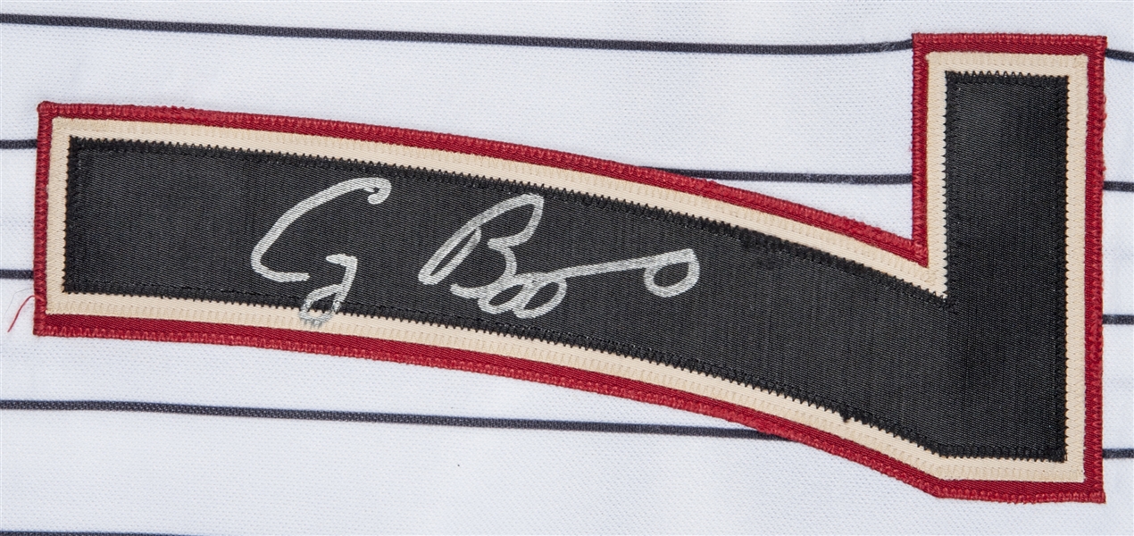 Craig Biggio HOF Autographed Mitchell & Ness Navy Jersey Astros PSA/DNA  177086