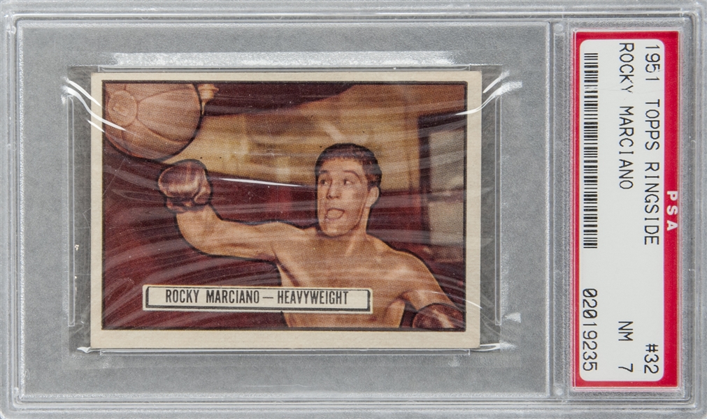 1951 Topps Ringside #32 Rocky Marciano Value - Boxing
