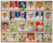 Outstanding 1933 Goudey Baseball 24-Card Uncut Sheet Featuring Mint Babe Ruth –  All-Original, with No Restoration!