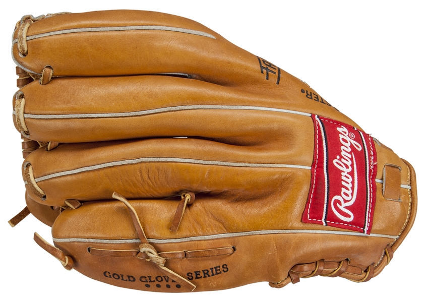 2001-02 Alex Rodriguez Game Used Fielder's Glove Gifted to Keith