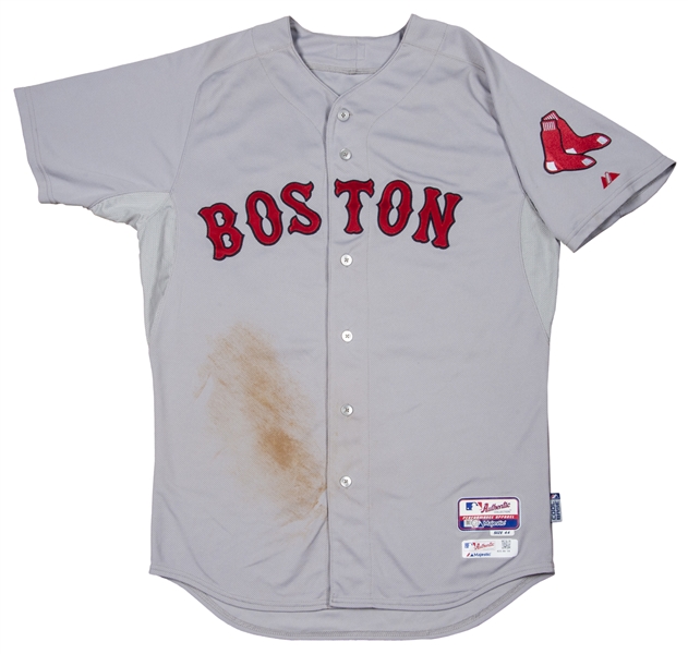 Jackie Bradley Jr. Boston Red Sox Majestic Official Cool Base Player Jersey  - Gray