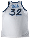 1994-95 Shaquille ONeal Game Used and Signed Orlando Magic Home Jersey (MEARS & JSA)