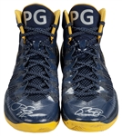 Paul George Game Used and Signed Nike Sneakers (Fanatics)