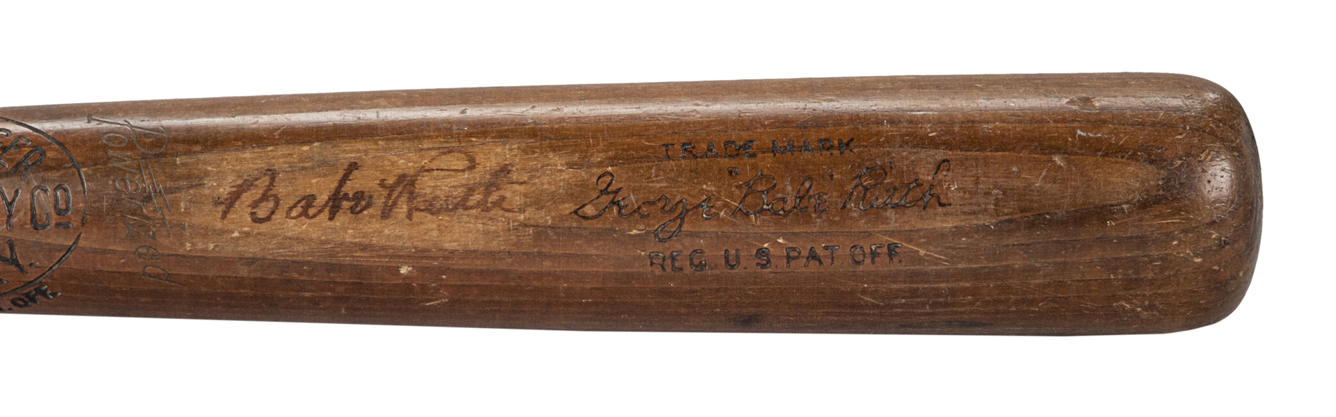 Lot Detail - Babe Ruth Signed 1930s Model Babe Ruth Louisville Slugger Bat  (PSA/DNA and JSA)
