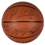1992 USA Olympic Dream Team Signed Basketball With 12 Signatures (PSA/DNA)