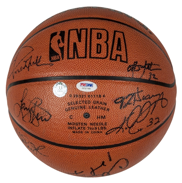 1992 dream team signed basketball