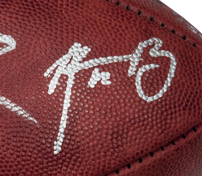 Aaron Rodgers Signed Official NFL Duke Football