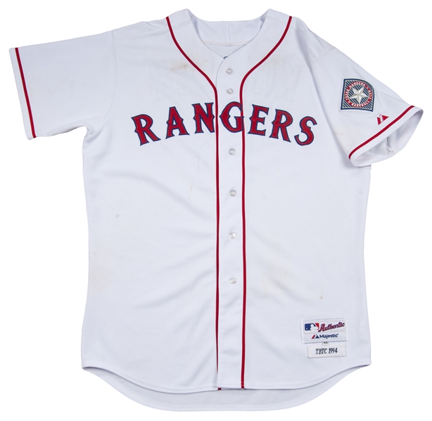 Lot Detail - 2012 Ian Kinsler Game Used Texas Rangers 1994 Throwback Jersey  and Pants (MLB Authenticated)