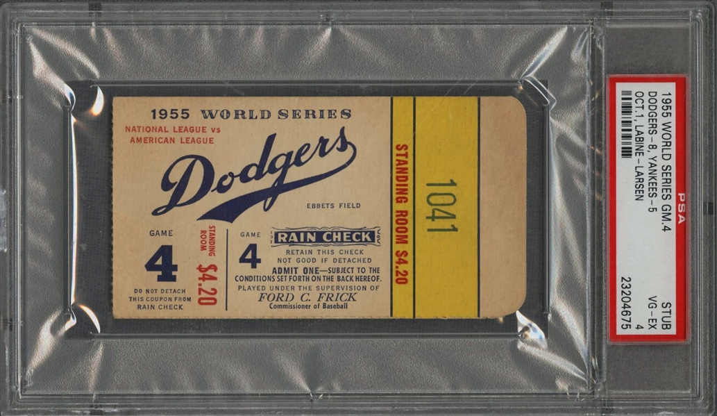 1955 Brooklyn Dodgers World Series National League Champions