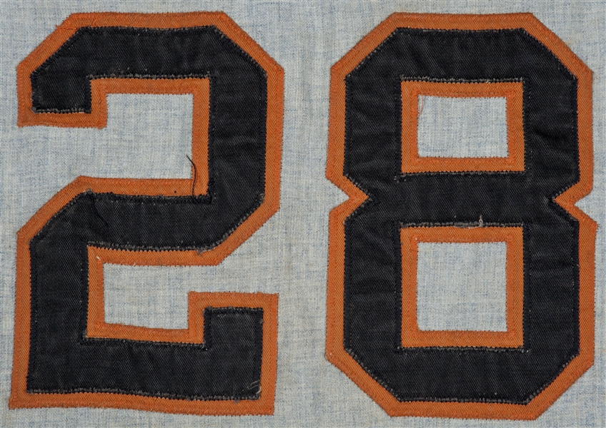 Lot Detail - 1962 Gaylord Perry Rookie Game Used San Francisco Giants Road  Flannel Jersey