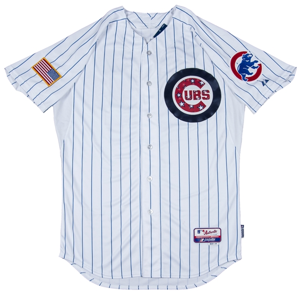Authentic Anthony Rizzo #44 Chicago Cubs Pinstripe MLB Baseball Jersey  Stitched