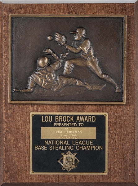 Lou Brock Signed Rawlings Baseball NL Coleman Baseball JSA Certified Q12417
