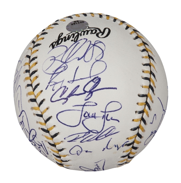 Lot Detail - 1997 MLB All-Stars Team Signed OML Selig All-Star Game  Baseball With 37 Signatures Including Gwynn, Glavine & Maddux (PSA/DNA)