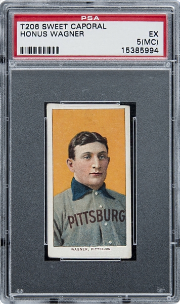 Sold at Auction: HONUS WAGNER SIGNED JERSEY CUT DISPLAY FRAMED (BAS)