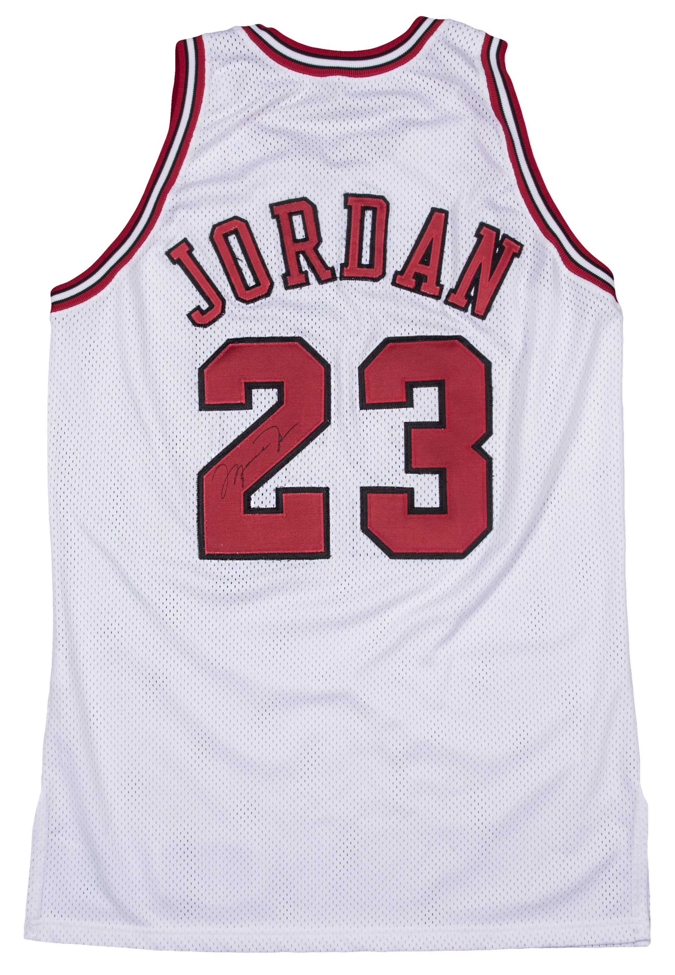 michael jordan game worn jersey signed