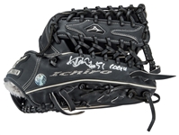 2010 Ichiro Suzuki Game Used and Signed Mizuno Fielders Glove with Autographed Bag (Ichiro LOA)- Final Gold Glove Season
