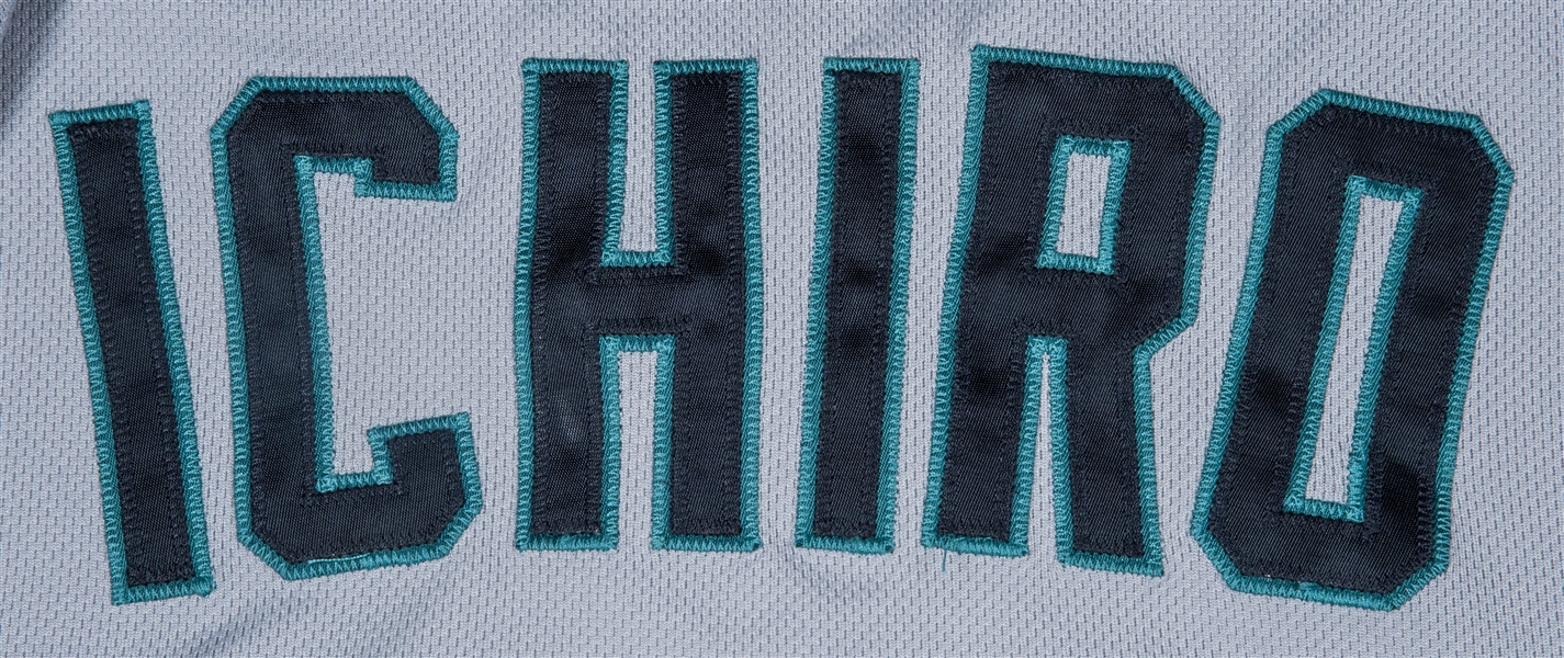 Ichiro Suzuki Authentic Game Used Road Jersey from Japan Series Mariners  vs. A's - 3-29-2012