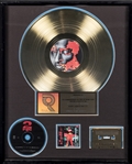Tupac Shakur Personal RIAA Gold Sales Award  “Strictly 4 MY NIGGAZ” ( Letter Of Provenance From Tupac Relative) 